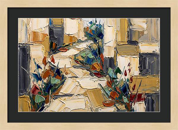 Garden Path In Palette Knife Style