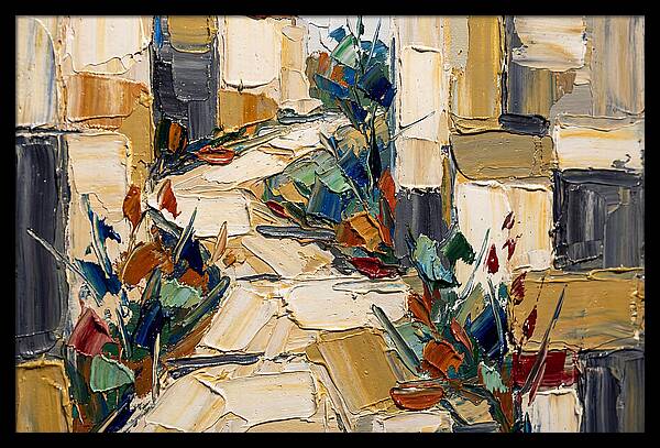 Garden Path In Palette Knife Style