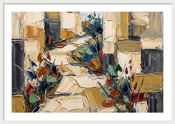 Garden Path In Palette Knife Style