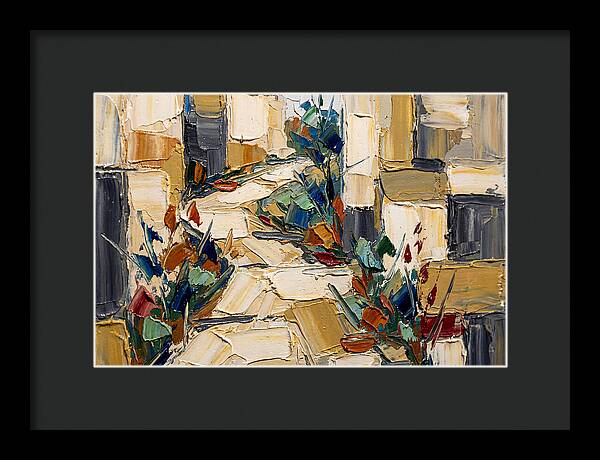 Garden Path In Palette Knife Style