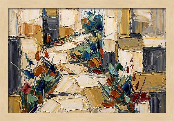 Garden Path In Palette Knife Style