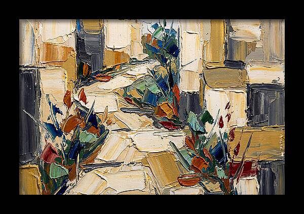 Garden Path In Palette Knife Style