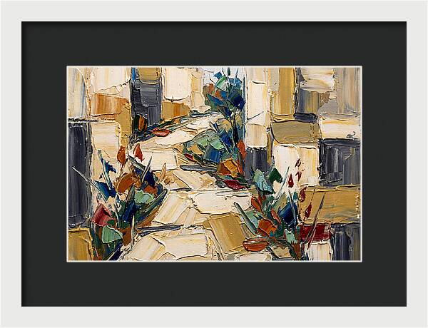Garden Path In Palette Knife Style