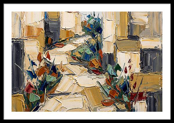 Garden Path In Palette Knife Style