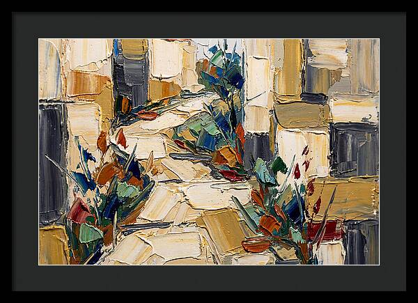 Garden Path In Palette Knife Style