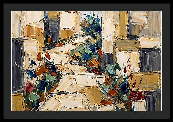 Garden Path In Palette Knife Style