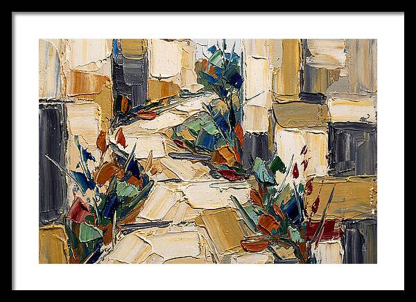 Garden Path In Palette Knife Style