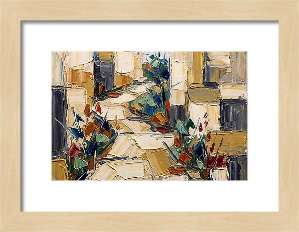 Garden Path In Palette Knife Style