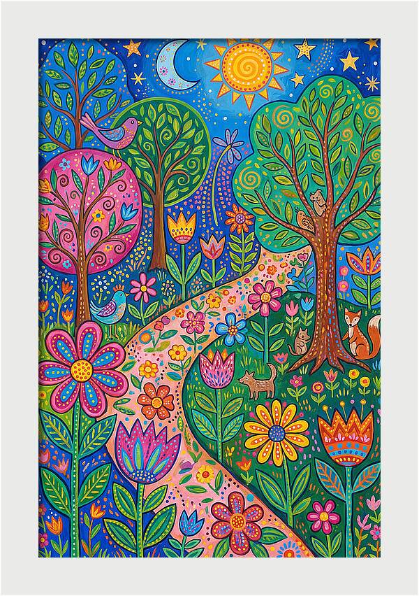Garden Path Through Nature