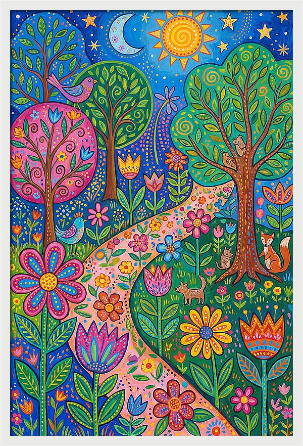 Garden Path Through Nature