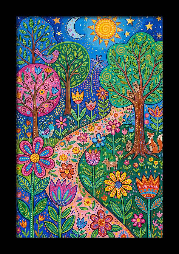 Garden Path Through Nature