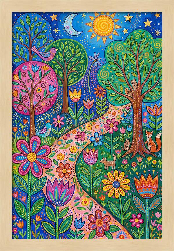 Garden Path Through Nature