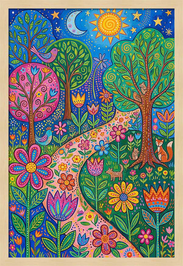 Garden Path Through Nature