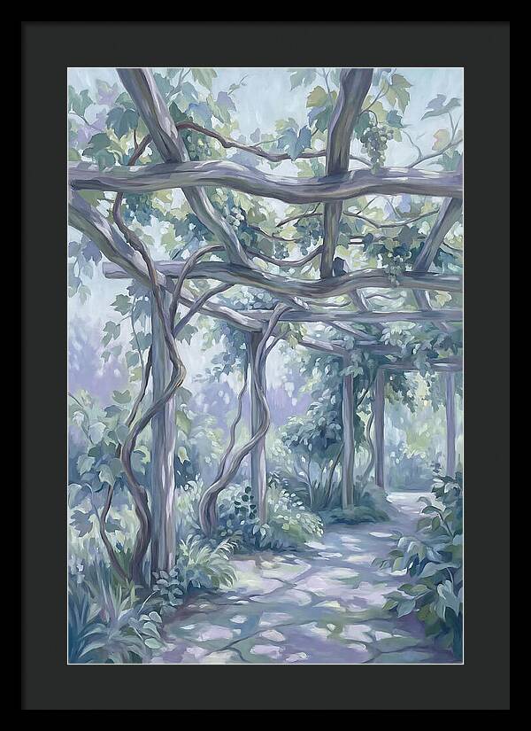 Garden Pathway Under Vines