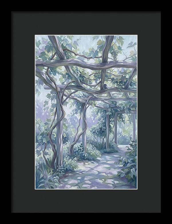 Garden Pathway Under Vines