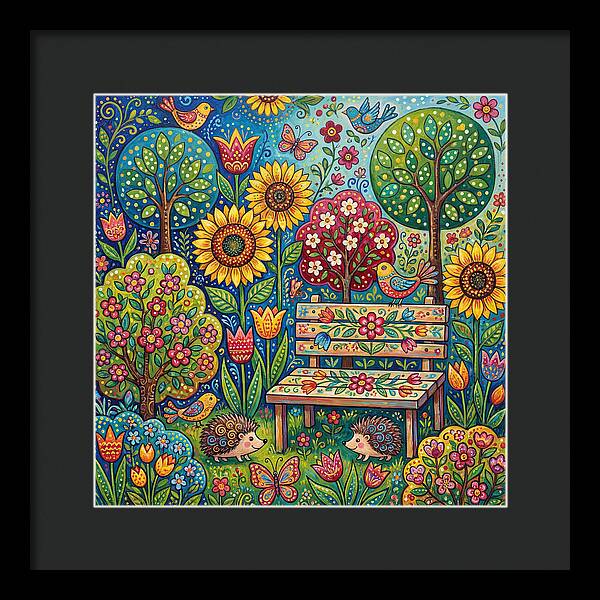 Garden Retreat In Bloom