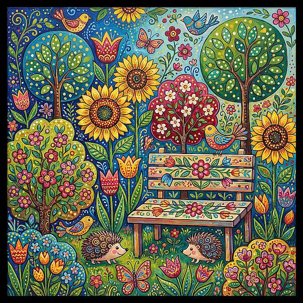 Garden Retreat In Bloom