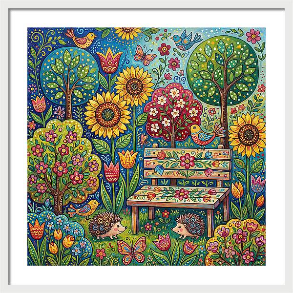 Garden Retreat In Bloom