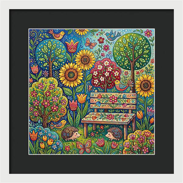 Garden Retreat In Bloom