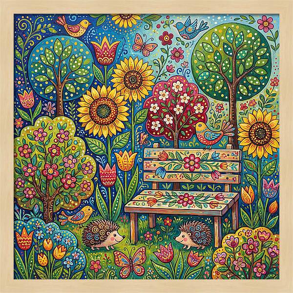 Garden Retreat In Bloom