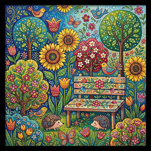 Garden Retreat In Bloom