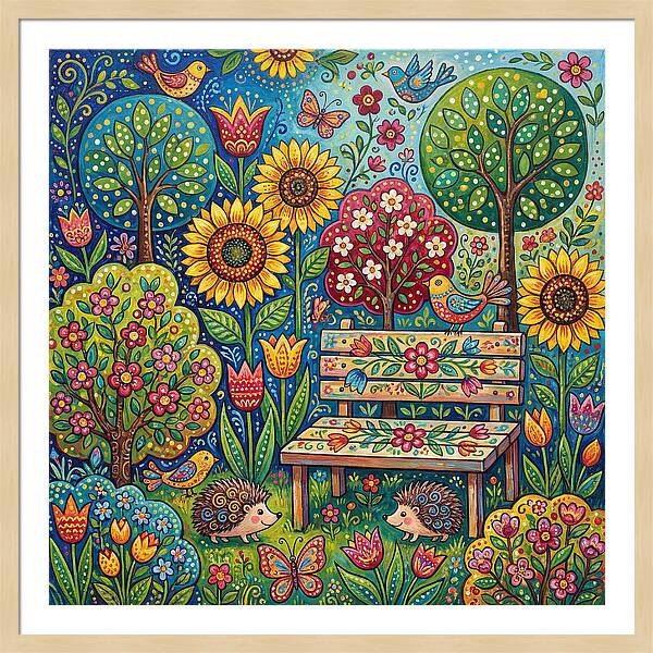 Garden Retreat In Bloom