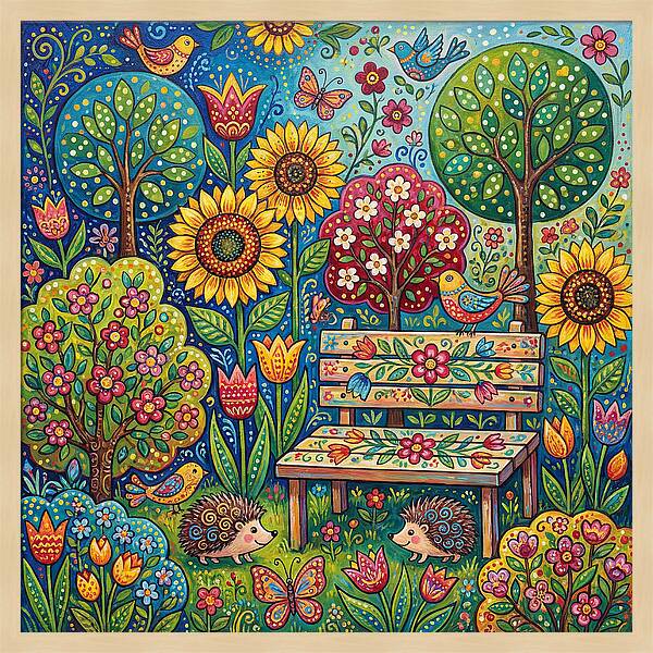 Garden Retreat In Bloom