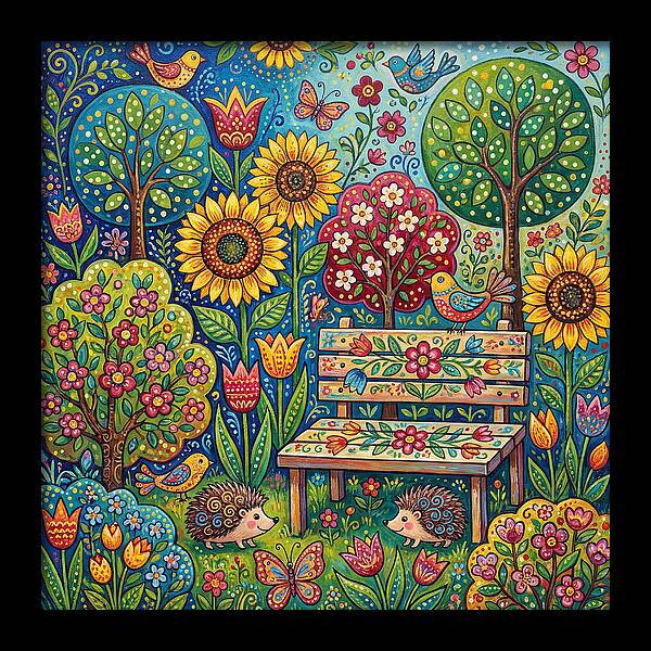 Garden Retreat In Bloom