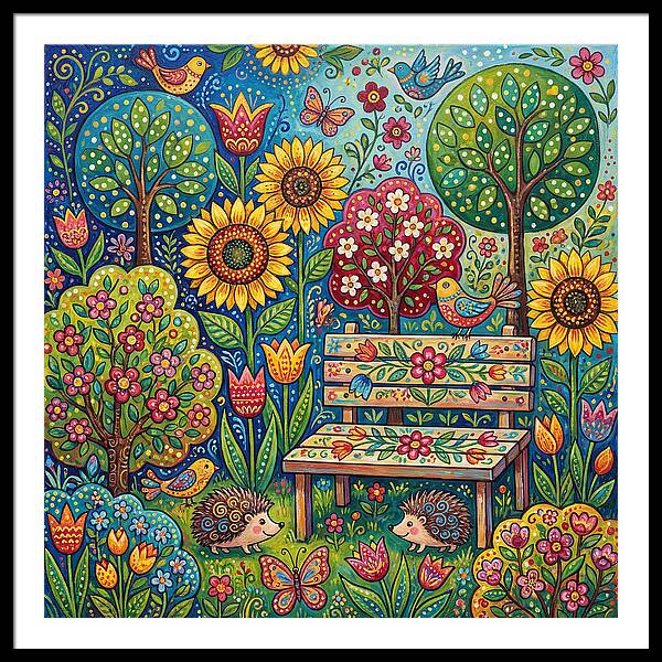 Garden Retreat In Bloom