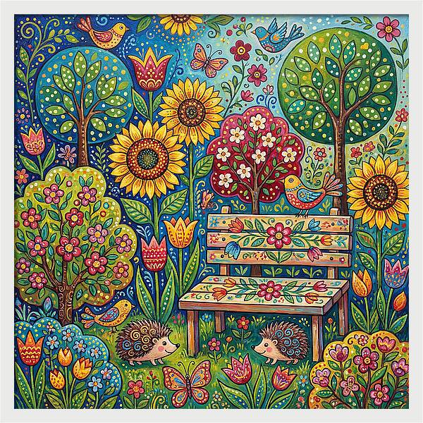 Garden Retreat In Bloom