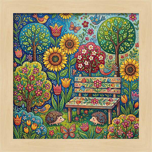 Garden Retreat In Bloom