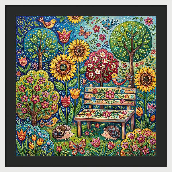 Garden Retreat In Bloom