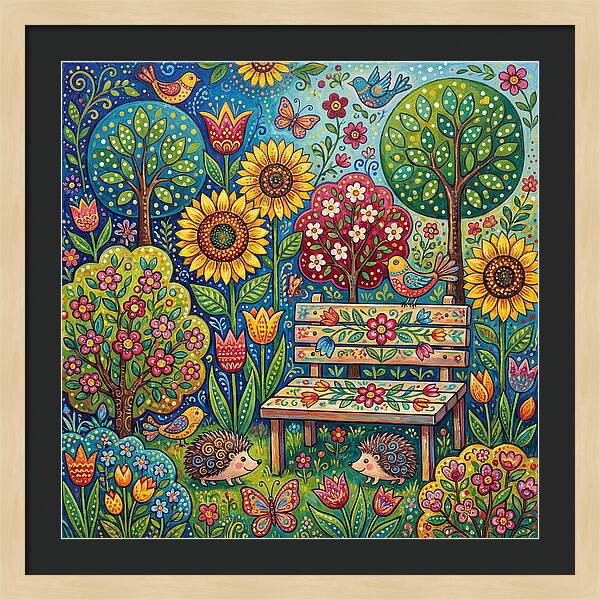 Garden Retreat In Bloom