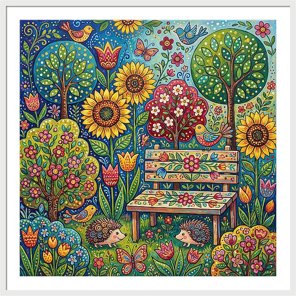 Garden Retreat In Bloom