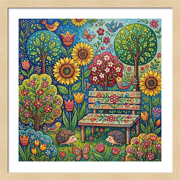 Garden Retreat In Bloom