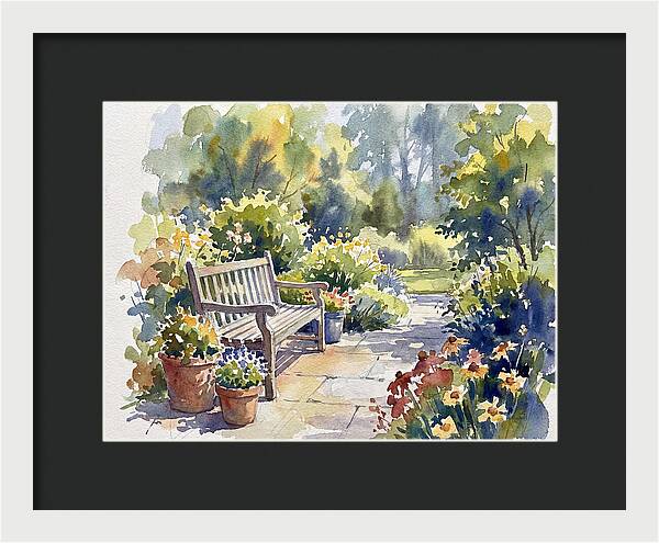 Garden Serenity In Bloom