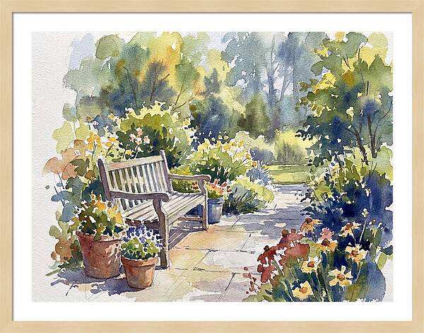 Garden Serenity In Bloom