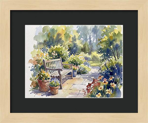 Garden Serenity In Bloom