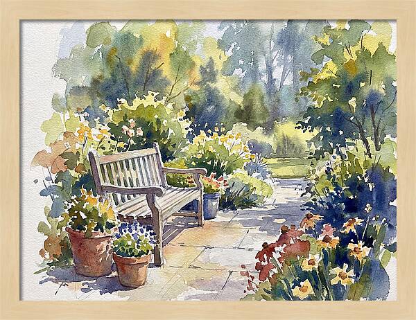 Garden Serenity In Bloom