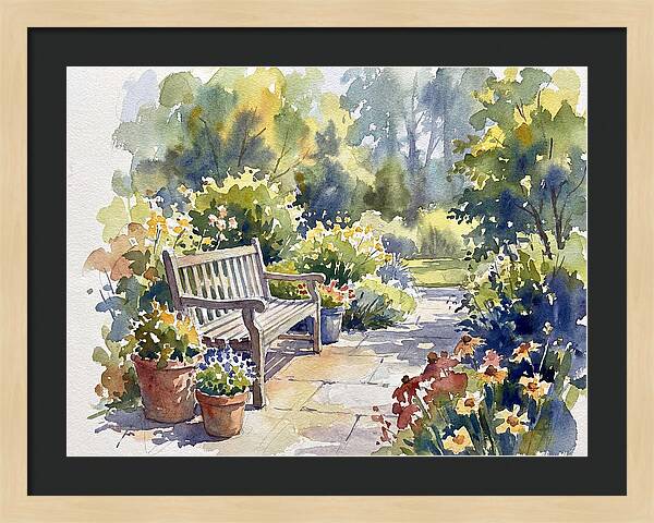 Garden Serenity In Bloom