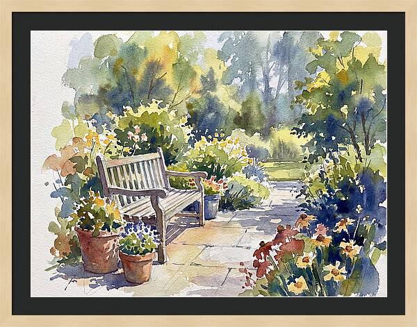 Garden Serenity In Bloom