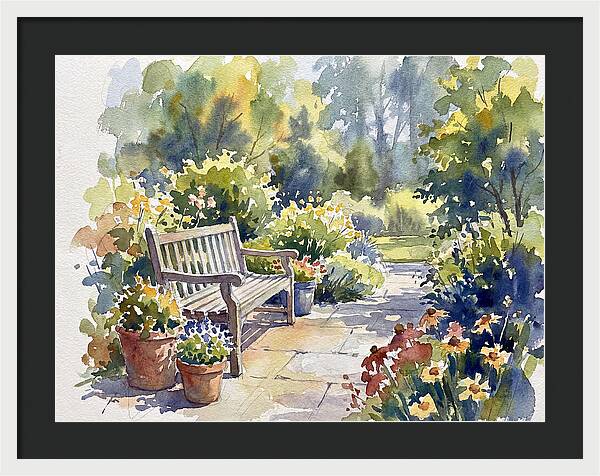 Garden Serenity In Bloom