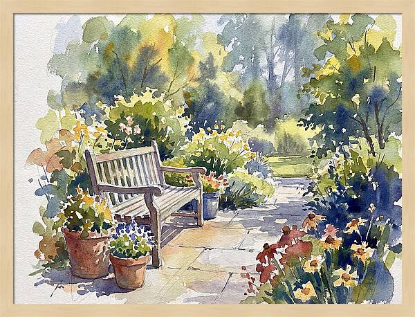 Garden Serenity In Bloom
