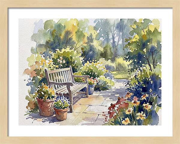 Garden Serenity In Bloom