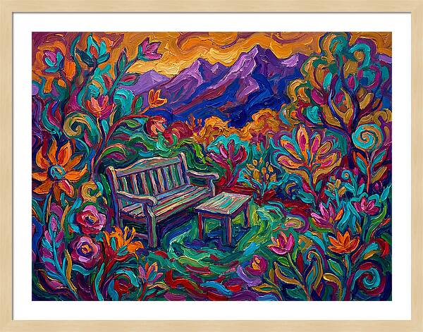 Garden Serenity In Color
