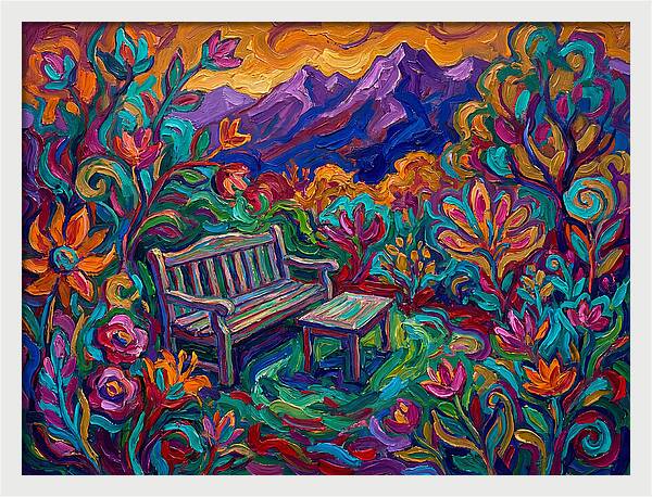Garden Serenity In Color