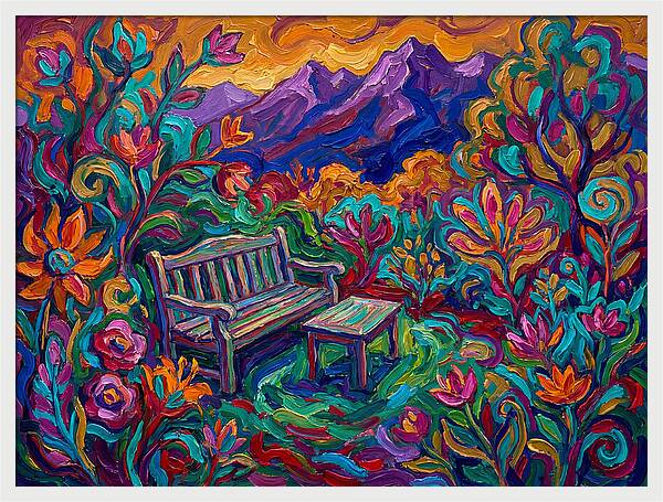 Garden Serenity In Color