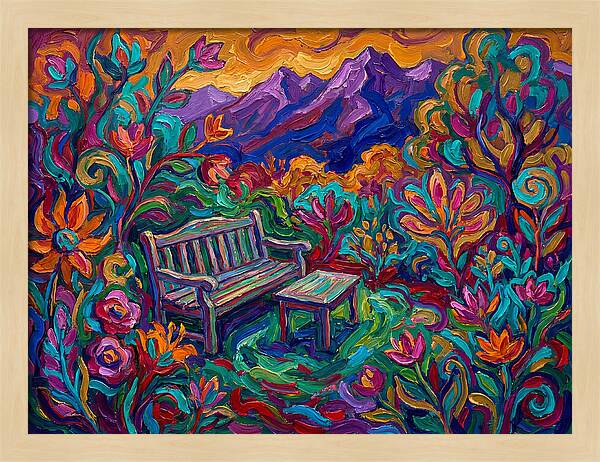 Garden Serenity In Color