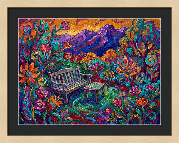 Garden Serenity In Color