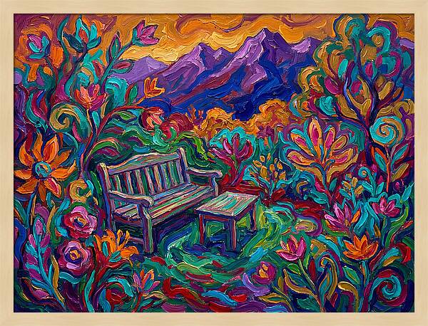 Garden Serenity In Color
